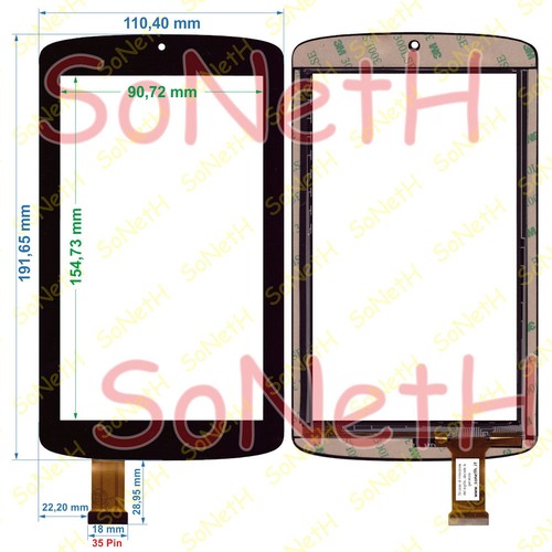 Vetro touch screen digitizer - touch,