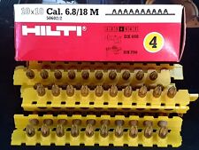 HILTI 10 CARICATORI 100 CARTUCCE DX 650/750 CAL. 6.8/18M STELLARE 50602/2 GIALLO