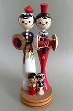 Vintage Kokeshi Famiglia