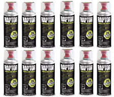 12 x UPOL Raptor NERO rivestimento letto camion 2K aerosol 400 ml rivestimento protettivo barche