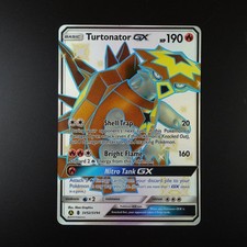 Turtonator GX SV52/SV94 Pokemon Hidden Fates Holo Full Art Card