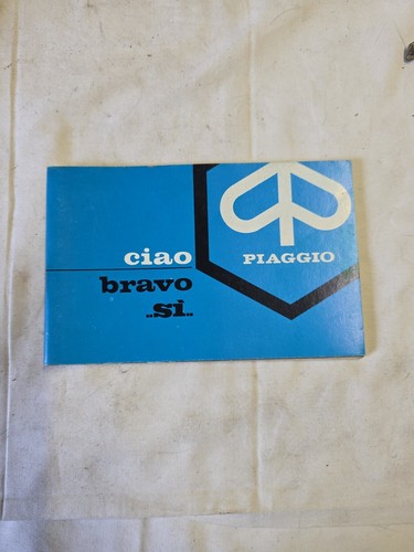 Piaggio ciao bravo libretto - bravo,