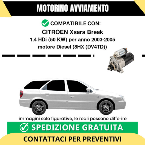 Motorino avviamento citroen - motorino,