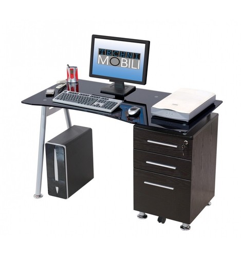 Scrivania porta record - pc,