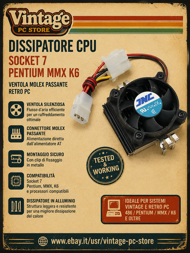 Dissipatore cpu socket - socket, 7