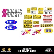Ihi ihimer 25nx adesivi decalcomanie adesive escavatore movimento terra