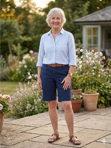 Bermuda blu navy - , by