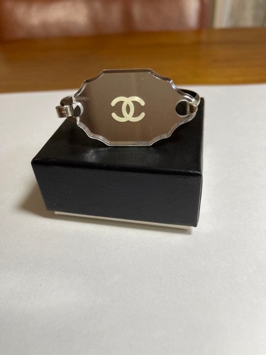 Bracciale chanel argento logo - chanel,
