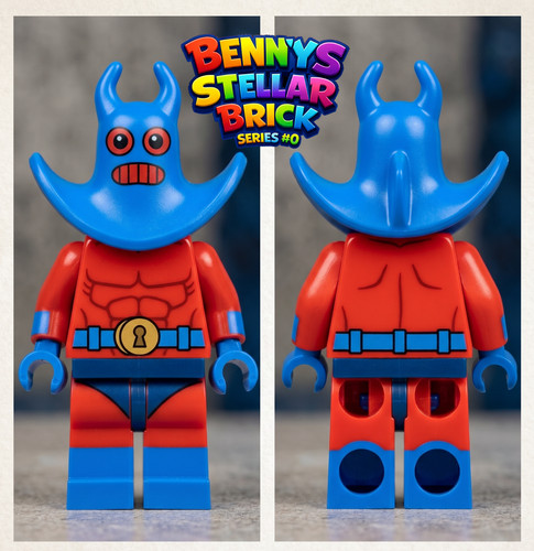Lego man ray spongebob - ray,