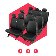 Rivestimenti Sedili per Nissan Cabstar F24 (07-13) 9 Sedili Set Rivestimenti