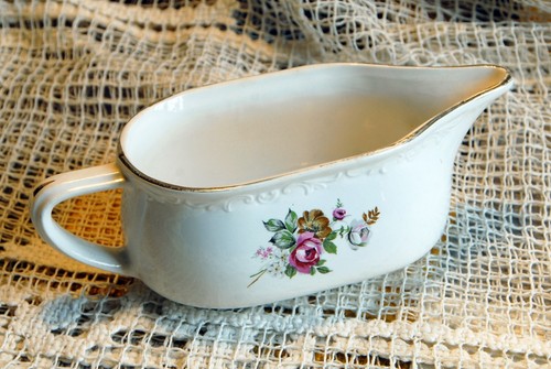 Saucière vintage faïence - saucière, en