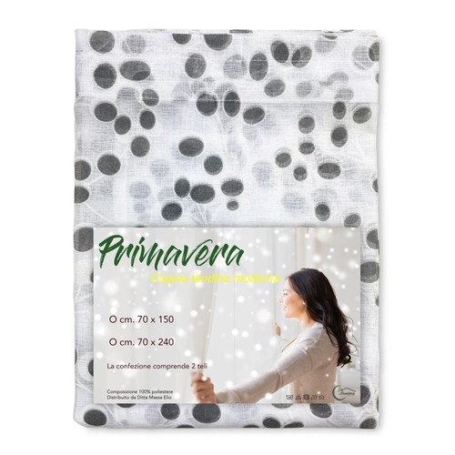 Coppia tendina vetro primavera - tendina,