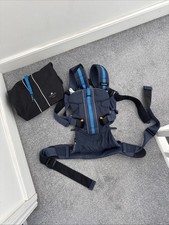BabyBjorn One Marsupio Neonato Esterno Nero e Navy Ottime Condizioni
