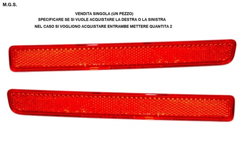 Catadiottro sx paraurti - catadiottro, o