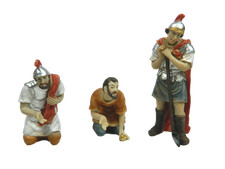 Scena Presepe Pasqua Personaggi per Spoliazione Cm 9 Pastori Pasquali Diorama