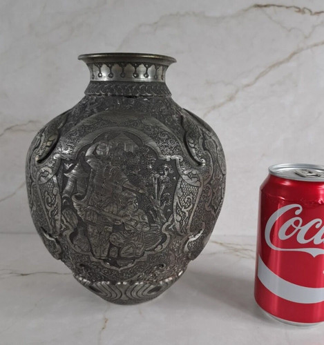 Silver plated vase match - silver,