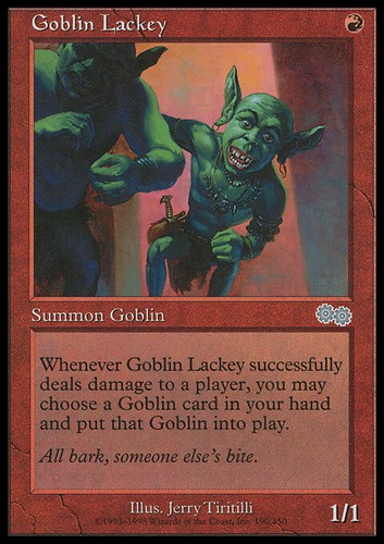 Goblin lackey urza s - x, (1)