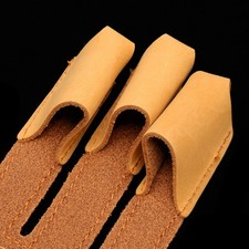  Outdoor tiro con l'arco Caccia tiro 3 Dita Guanto Protezione delle mani