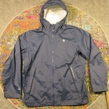 Giacca antipioggia Mountain Hardwear Quasar Vapordry uomo XXl blu chiaro strappo sfaldatura*