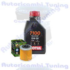 Kit Tagliando Olio Motul 7100 15W50 Per Derbi 125 Senda R SM Racing 4T 2009>2013