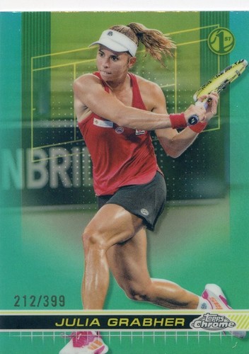 2024 topps chrome tennis julia - chrome,