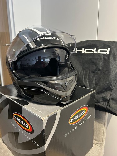 Casco moto nero tenuto - ,, taglia