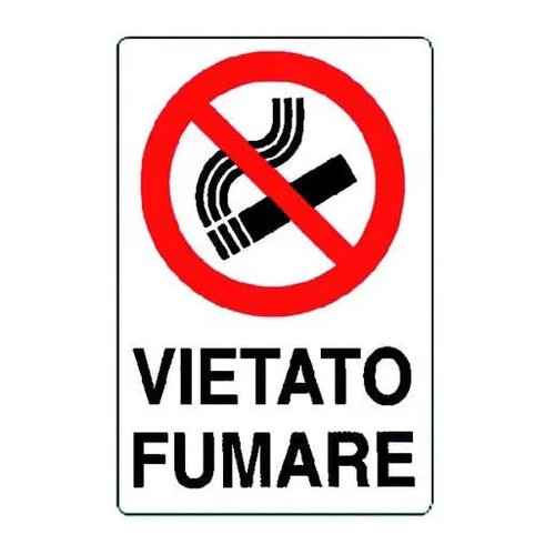 Cartello segnaletico vietato - cartello,