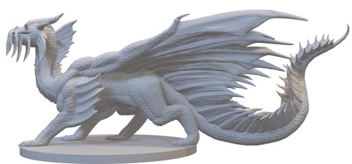 Miniatura drago oro in - miniatura,