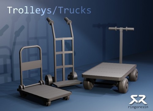 Carrello e - carrello, (camion)
