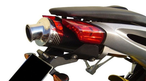 Scarico gpr ovale carbonio - scarico,