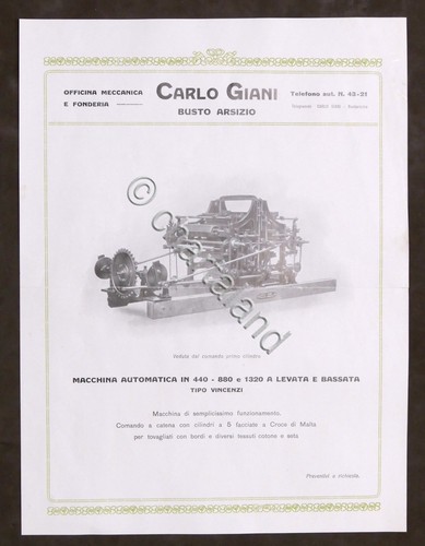 Brochure industria tessile - industria,