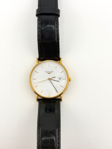 Solid 18k gold longines quartz - 18k,