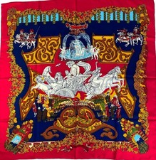 Sciarpa di seta HERMES Carre