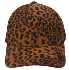 Cappellino stampa leopardata