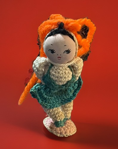 Bambola vintage amigurumi - bambola,