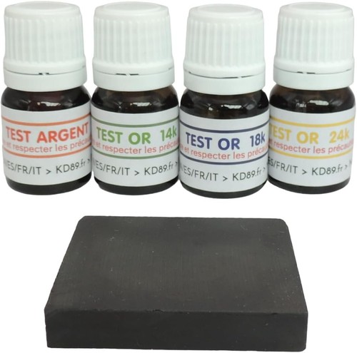 Kit test reagente oro 18 - test,