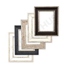 Cornice portafoto shabby chic portafoto poster vintage nero bianco noce