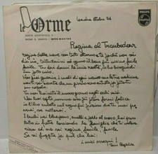 ORME - REGINA AL TROUBADOUR  /