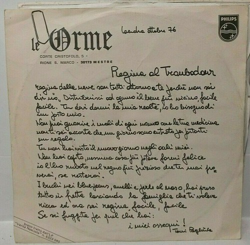 Orme regina troubadour - orme, al