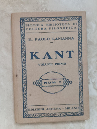 Lamanna kant volume - lamanna, i
