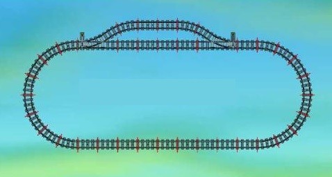 Lego treno ferrovia 7895 - treno,
