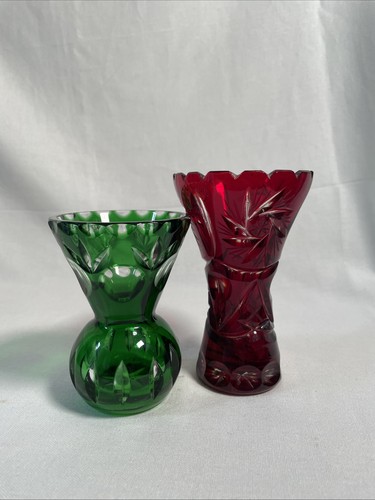 Set vasi vintage cristallo - vintage,