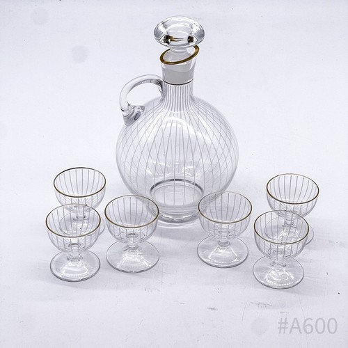 Vintage set liquori con - vintage,