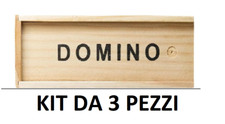 3x -  Domino in Legno Gioco 28