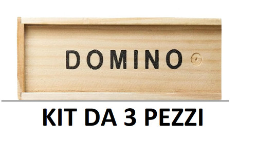 Domino in legno - legno, 28