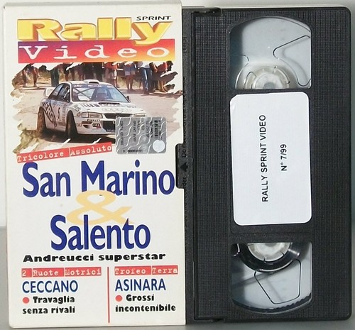 Rally video vhs san marino - video,
