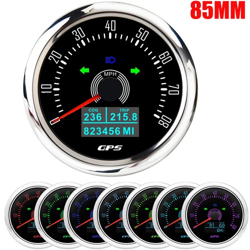Tachimetro gps 85mm 80mph - tachimetro,