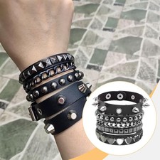 3 pezzi di braccialetti gotici
