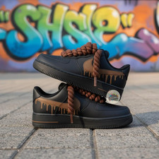 Nike Air Force 1 Custom Black