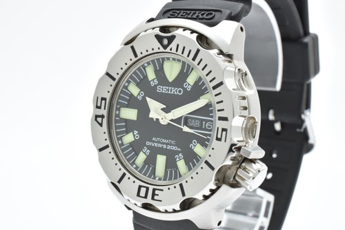Near mint seiko black monster - near,